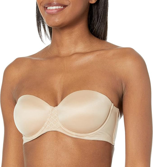 Bali One Smooth U Stay in Place Strapless Underwire Bra  Taupe Size 38C