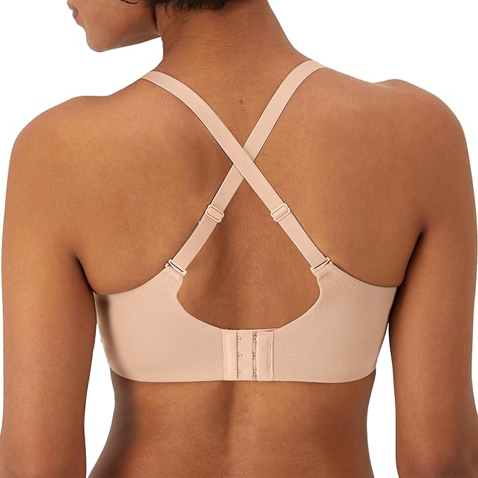Bali Women's Breathe Wireless T-Shirt Bra  Almond Size XL