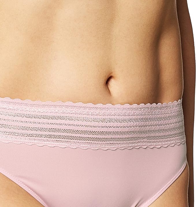 Warner's No Pinching No Problems High Cut Brief  Pale Pink Size M