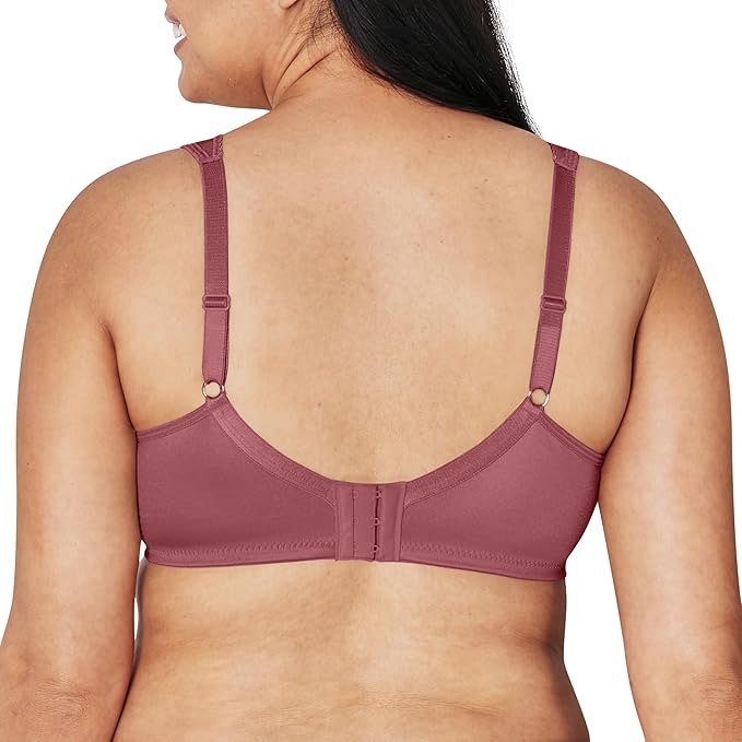 Playtex 18-Hour Ultimate Lift Wireless Full-Coverage Bra  Rustic Berry Red Size 44C