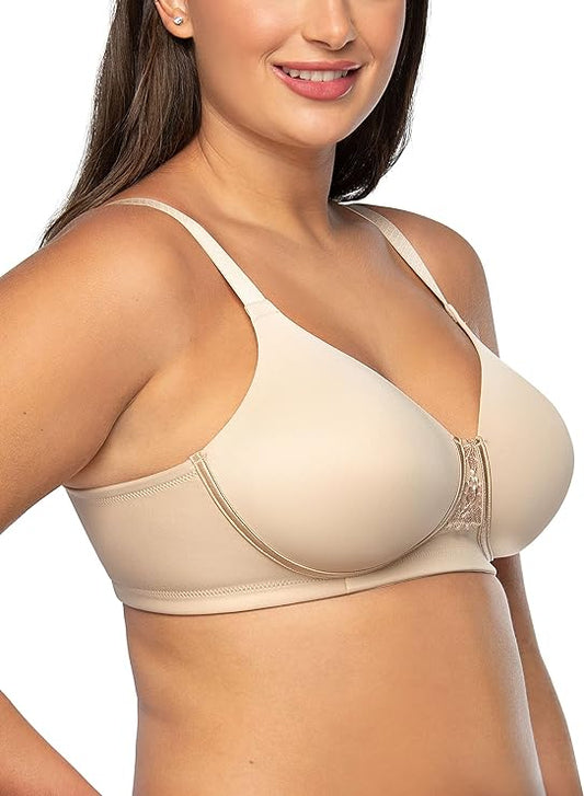 Vanity Fair Full Figure Beauty Back Smooth Damask Bra  Color Nude 5 Size 44D