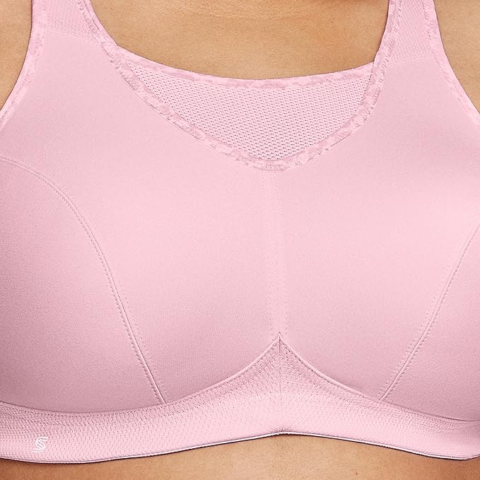 Glamorise No-bounce Camisole Sports Wirefree Bra  Parfait Pink Size 38D