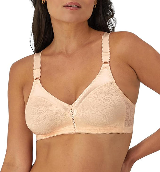Bali Double Support Wireless Lace Bra  Color Porcelain Size 38DD