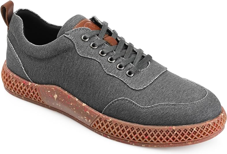 Thomas & Vine Men's Kemp Textile Sneaker  Color Charcoal Size 8M