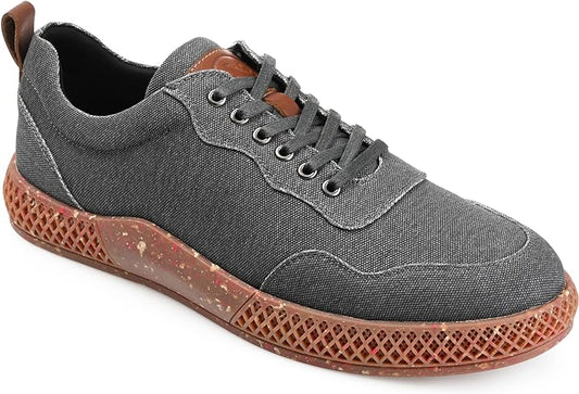 Thomas & Vine Men's Kemp Textile Sneaker  Color Charcoal Size 8M