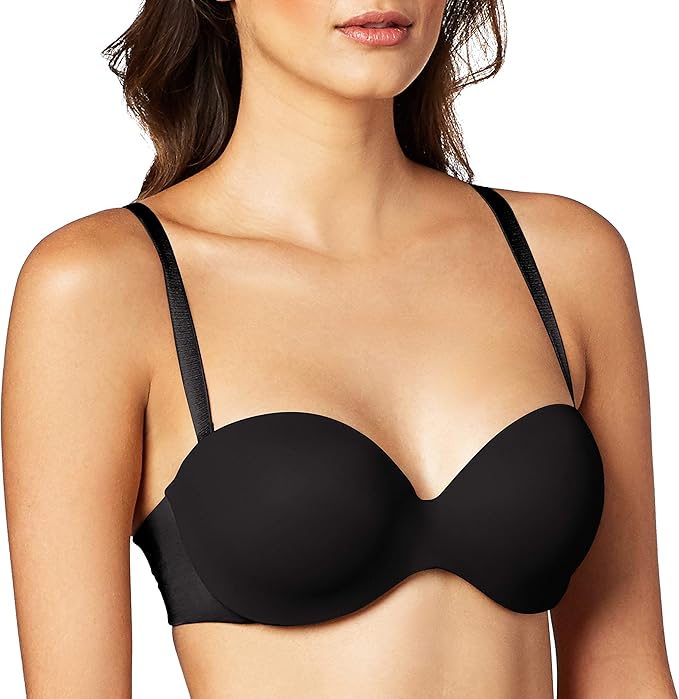 Warner's Cushioned Underwire Lightly Lined Convertible Strapless Bra  Black Size 36C