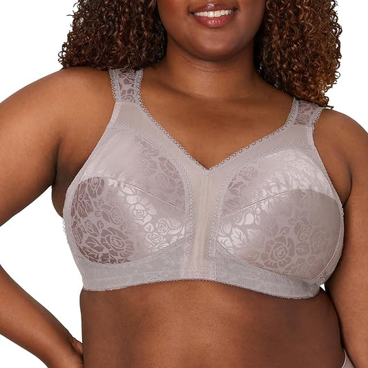Playtex 18 Hour Full-Coverage Comfort-Strap Wireless Bra  Warm Steel Size 44C