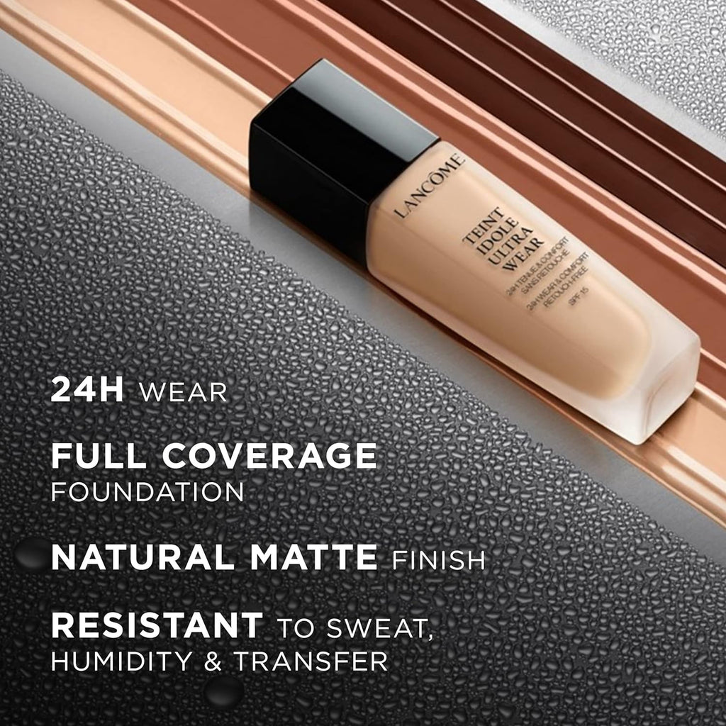 LANCOME Teint Idole Ultra 24h Makeup 410 Bisque Warm, Natural Matte Finish 1oz