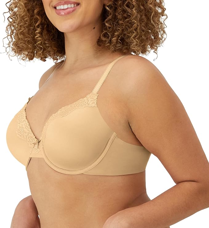 Maidenform Comfort Devotion Extra Coverage Underwire T-Shirt Bra  Latte Lift Nude Size 38C