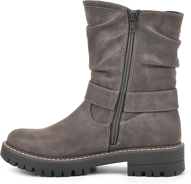 Cliffs by White Mountain Women's Mingle Boots  Color Dark Stone Size 10M