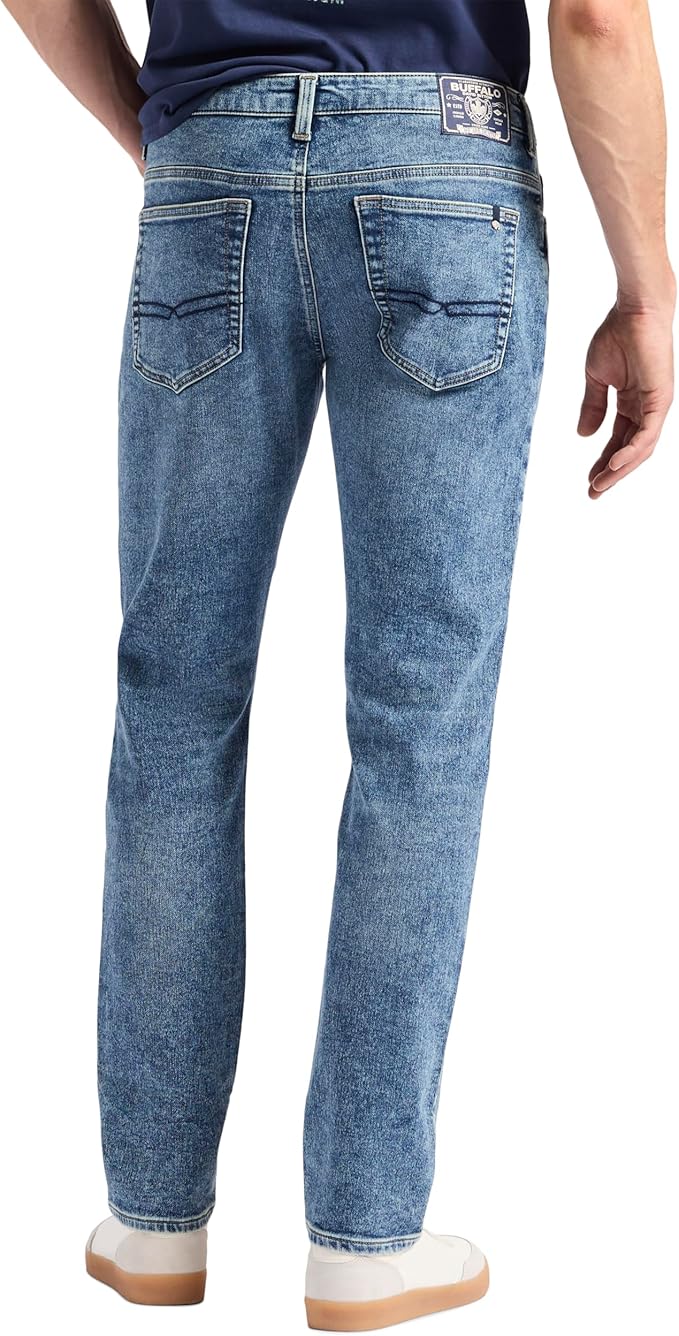 Buffalo David Bitton Men's Ash Slim-Fit Stretch Jeans  Sanded And Vintage W30xL30