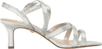 Nina Women's Genaya Strappy Evening Sandals  Color Silver Size 6M