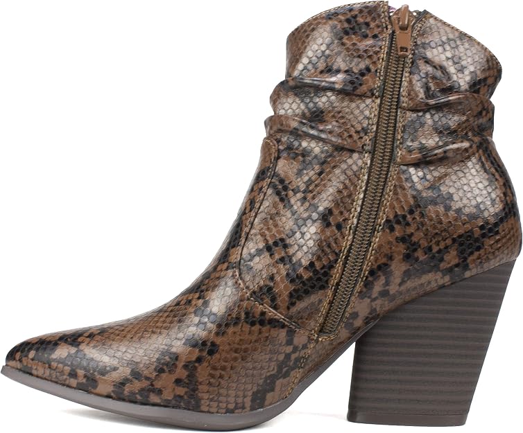 Seven Dials Women's Halsey Ankle Boots  Brown Size 7