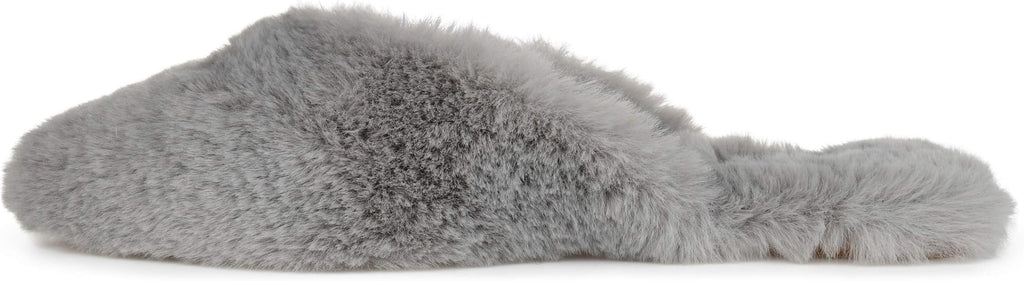 Journee Collection Women's Faux Fur Sundown Slippers  Gray Size 11
