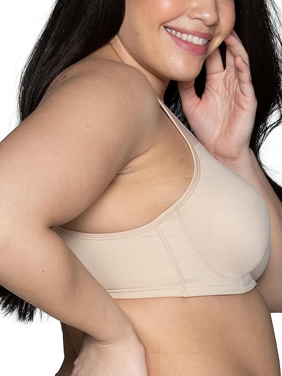 Vanity Fair 2-Ply High Impact Underwire Sport Bra  Damask Neutral Size 44D
