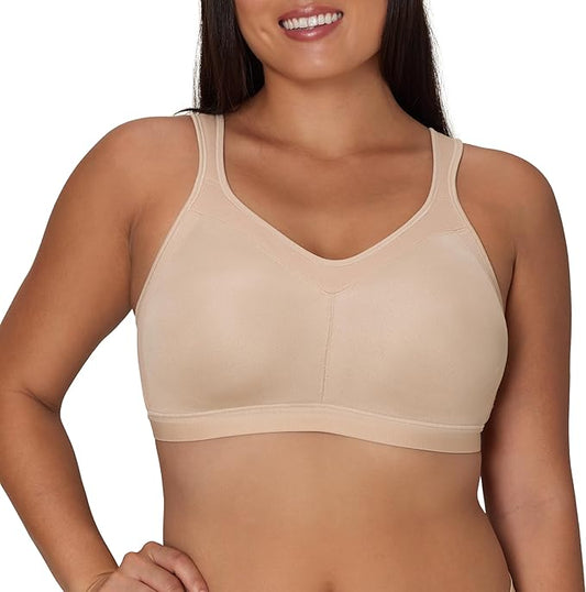 Playtex 18-Hour Stylish Support Comfort Wireless Bra  Nude Size 40DD Style 4159