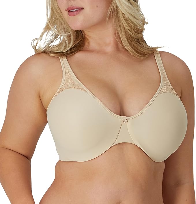 Bali Passion for Comfort Underwire Minimizer Bra  Taupe Nude Size 36DD