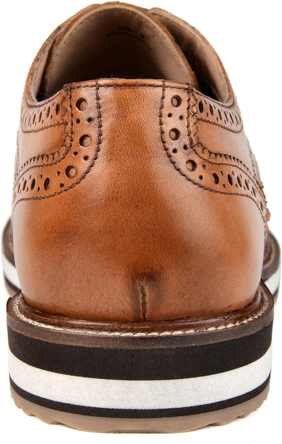 Thomas & Vine Men's Conrad Wingtip Derby Shoes  Color Tan Size 11W