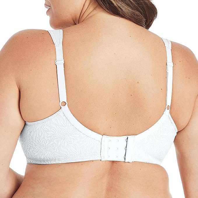 Playtex 18 Hour Wireless Smoothing Cooling T-Shirt Bra  White Size 38B