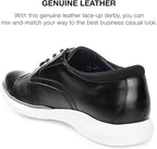 Thomas & Vine Men's Felton Cap Toe Derby Shoe  Color Black Size 12M