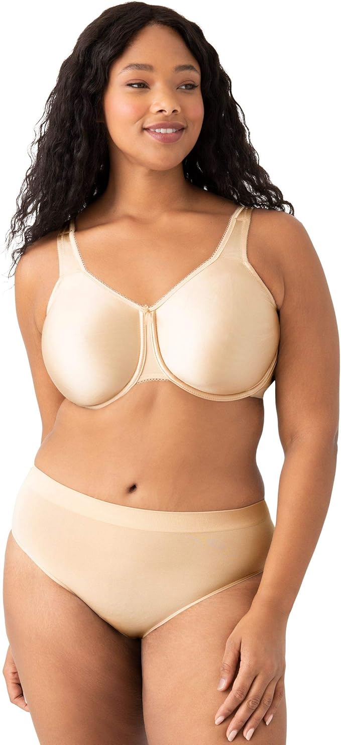 Wacoal Basic Beauty Full Figure Underwire Bra  Sand Nude Size 40C