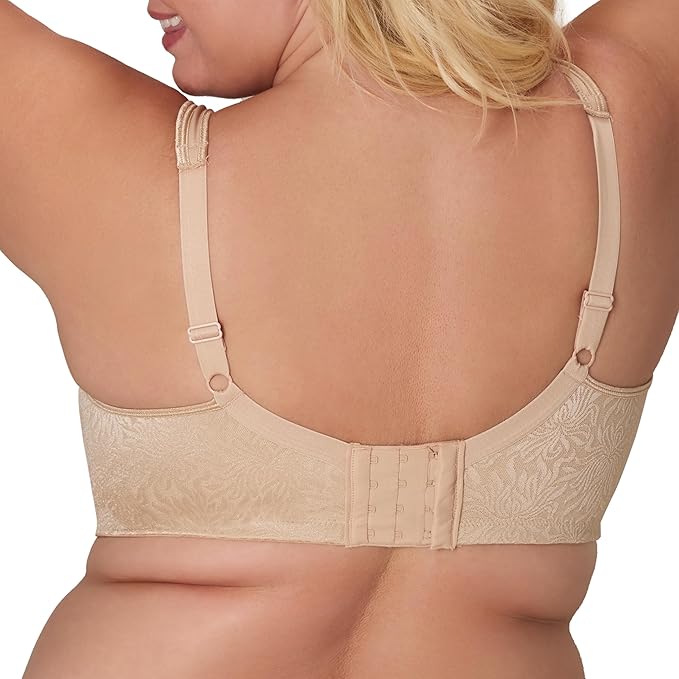 Playtex 18 Hour Side & Back Smoothing Wireless Bra  Nude Size 36B