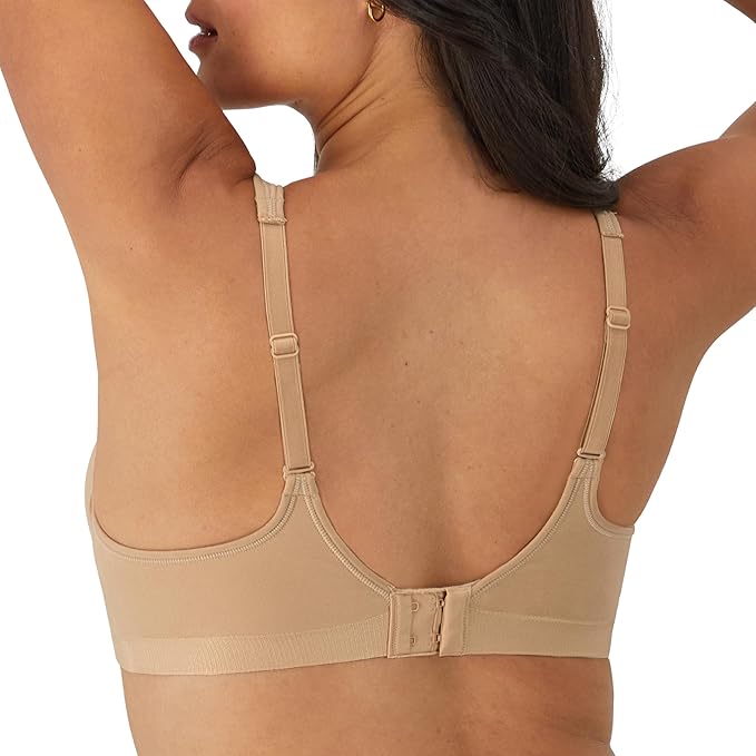 Bali Comfort Revolution Shaping Full Coverage Wireless Bra  Nude Size 38B
