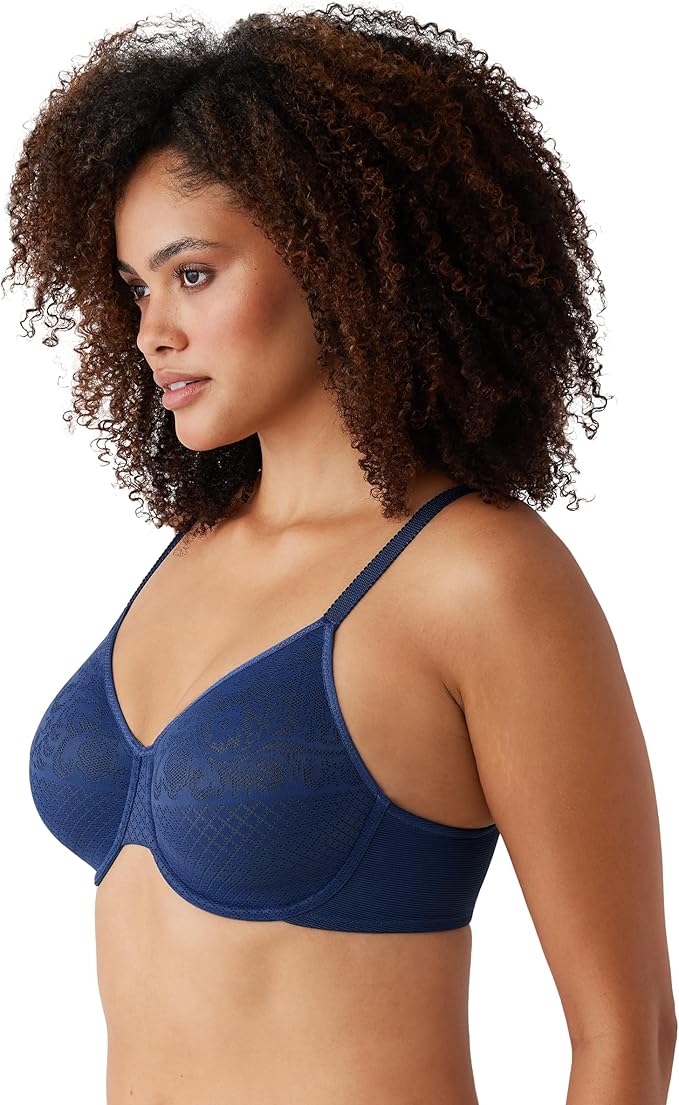 Wacoal Visual Effects Minimizer Bra  Bellwether Blue Size 40C