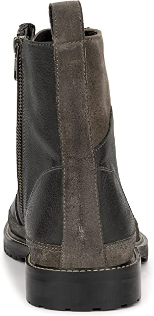 Reserved Footwear Men's Zero  Fashion Motorcycle Casual Boots  Color Black Size 9M