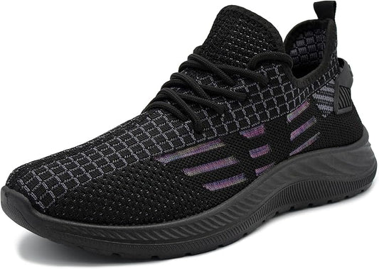 Akademiks Men's Flux Fashion Slip On Sneakers  Black Size 8