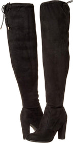 Journee Collection Women's May Wide Calf Knee Boots  Color Black Size 7.5M