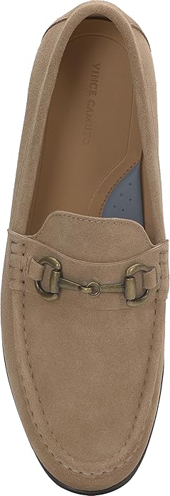 Vince Camuto Men's Caelan Bit Dress Loafer  Sandstone/Tolsue Size 10.5