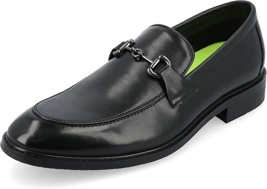 Vance Co Men's Rupert Tru Comfort Dress Shoe  Black Size 10.5