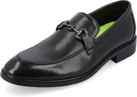 Vance Co Men's Rupert Tru Comfort Dress Shoe  Black Size 10.5