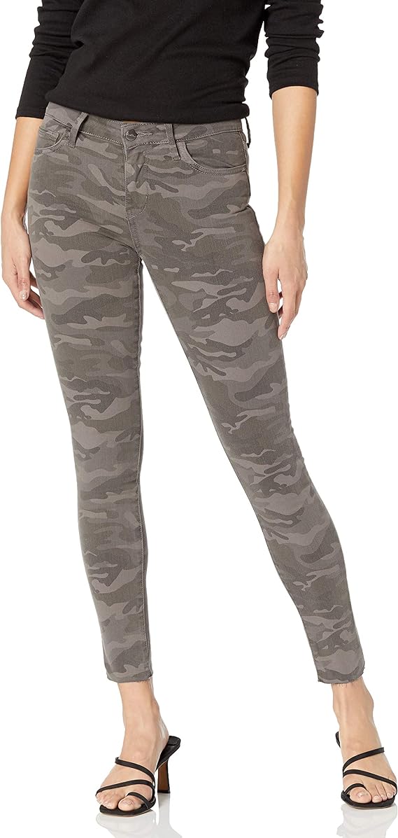 Sam Edelman Women's Kitten Mid Rise Ankle Jeans  Color Monroe-Camo Size 00/24