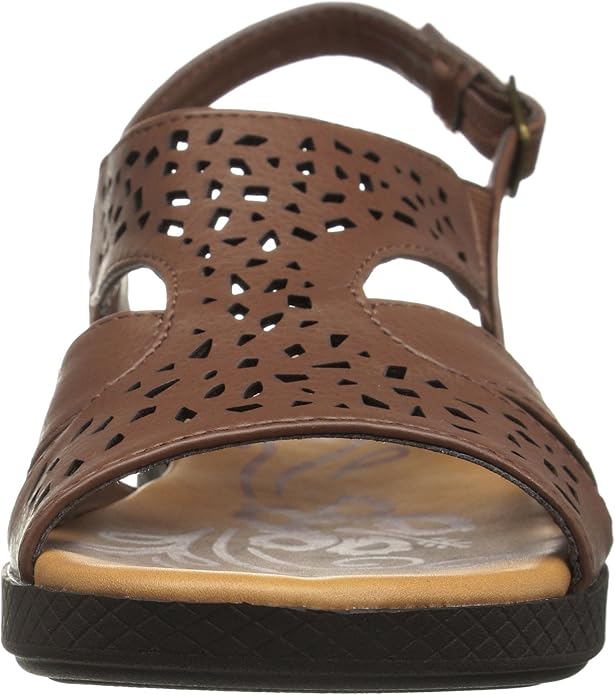 Easy Street Women's Bolt Flat Sandal  Tan Size 9