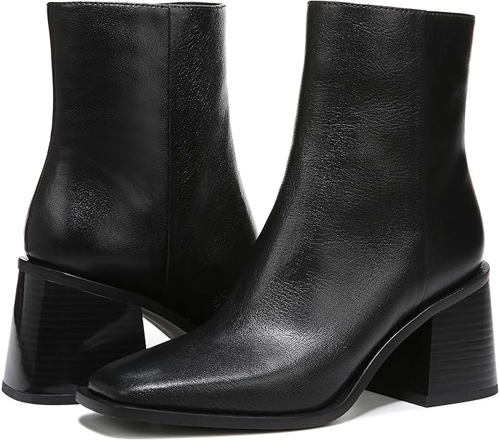 Sam Edelman Women's Winnie Block-Heel Boot  Black Size 7