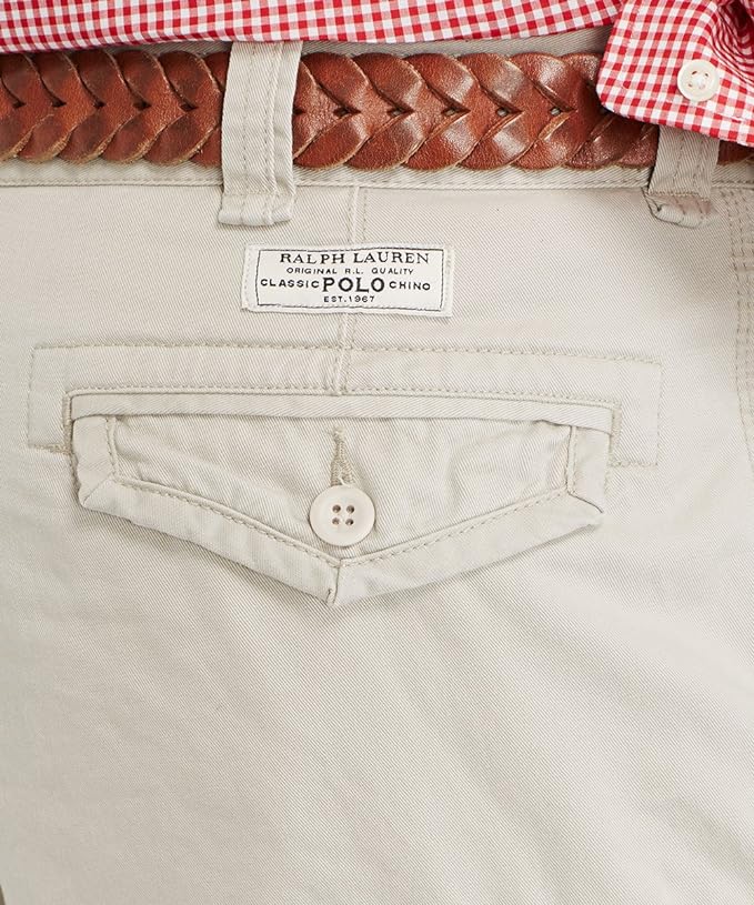 Polo Ralph Lauren Men's Geller Gellar Fatigue Cargo Shorts  Color Classic Stone Size 31