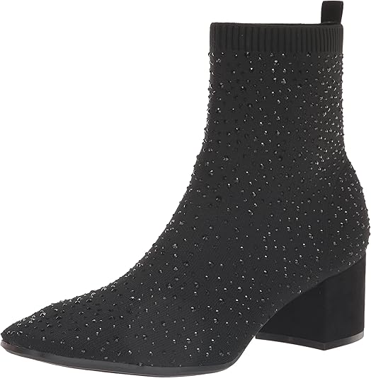 Kenneth Cole Reaction Women's Rida Stretch Jewel Boot  Black Size 6.5