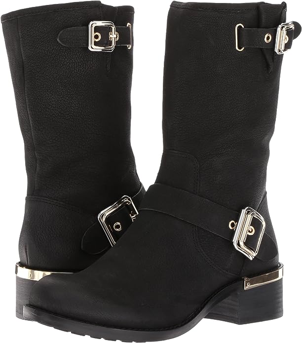 Vince Camuto Women's Windy Motorcycle Boot  Color Black Size 5.5M