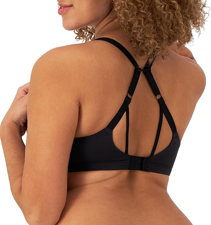 Maidenform Everyday Luxe T-Shirt Wireless Convertible Bra  Black Size 34C