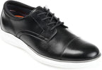 Thomas & Vine Men's Felton Cap Toe Derby Shoe  Color Black Size 12M