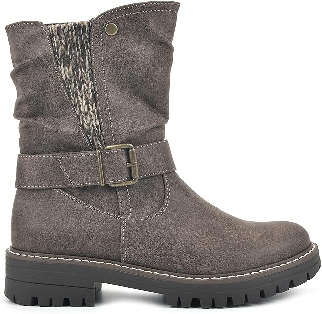 Cliffs by White Mountain Women's Mingle Boots  Color Dark Stone Size 10M