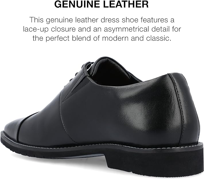 Thomas & Vine Men's Odin Tru Comfort Lace-up Round Toe Oxford  Color Black Size 11M