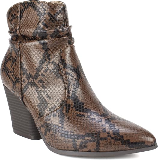 Seven Dials Women's Halsey Ankle Boots  Brown Size 7