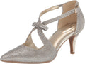 Bandolino Women's Zeffer Kitten Heel Pumps  Color Gold Glam Size 9M