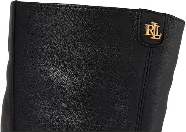 Lauren Ralph Lauren Women's Leanna Dress Boots  Black Size 9