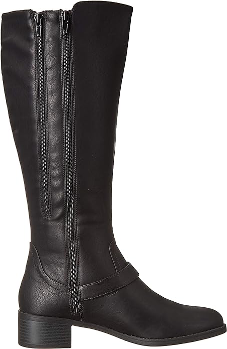 Easy Street Women's Jewel Plus Wide Mid Calf Boot  Color Black Size 7M