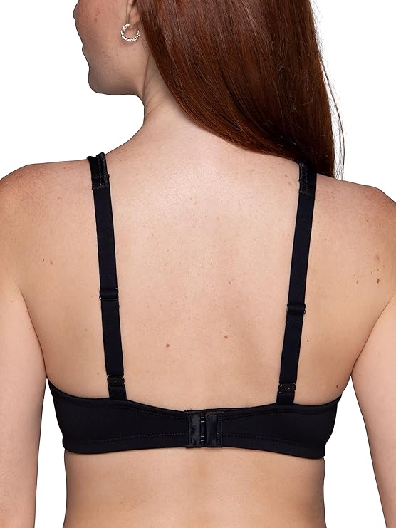 Vanity Fair Body Caress Full Coverage Wireless Bra  Midnight Black Size 40B