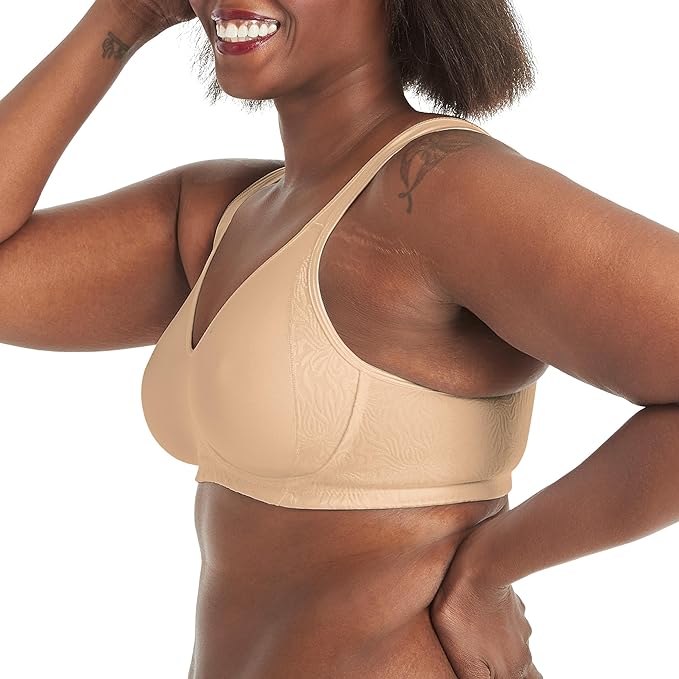 Playtex 18 Hour Seamless Smoothing Bra  Color Nude Size 42C